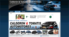 Desktop Screenshot of calderonytomatis.com